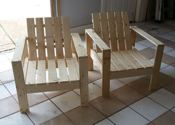 DIY Wooden Outdoor Furniture
 How To Build A Simple DIY Outdoor Patio Lounge Chair