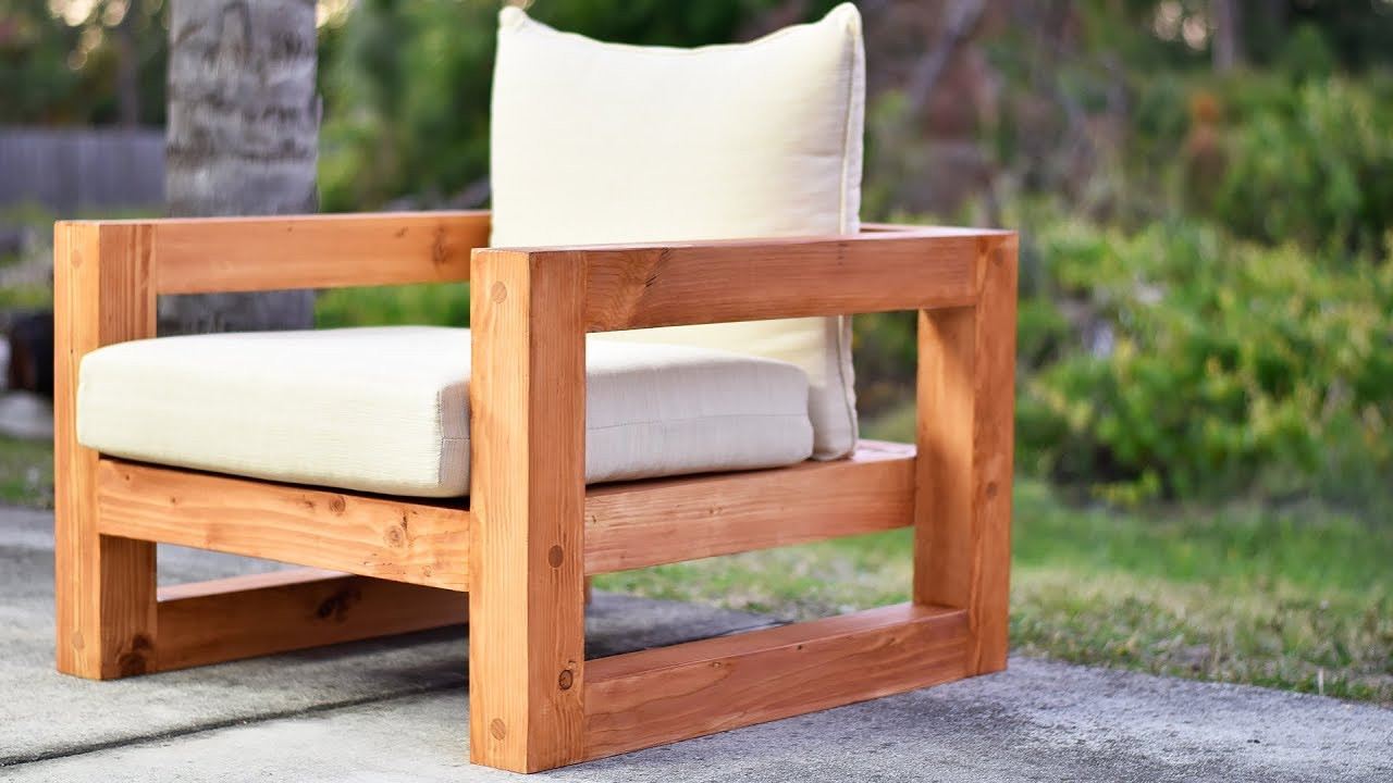 DIY Wooden Outdoor Furniture
 DIY Modern Outdoor Chair