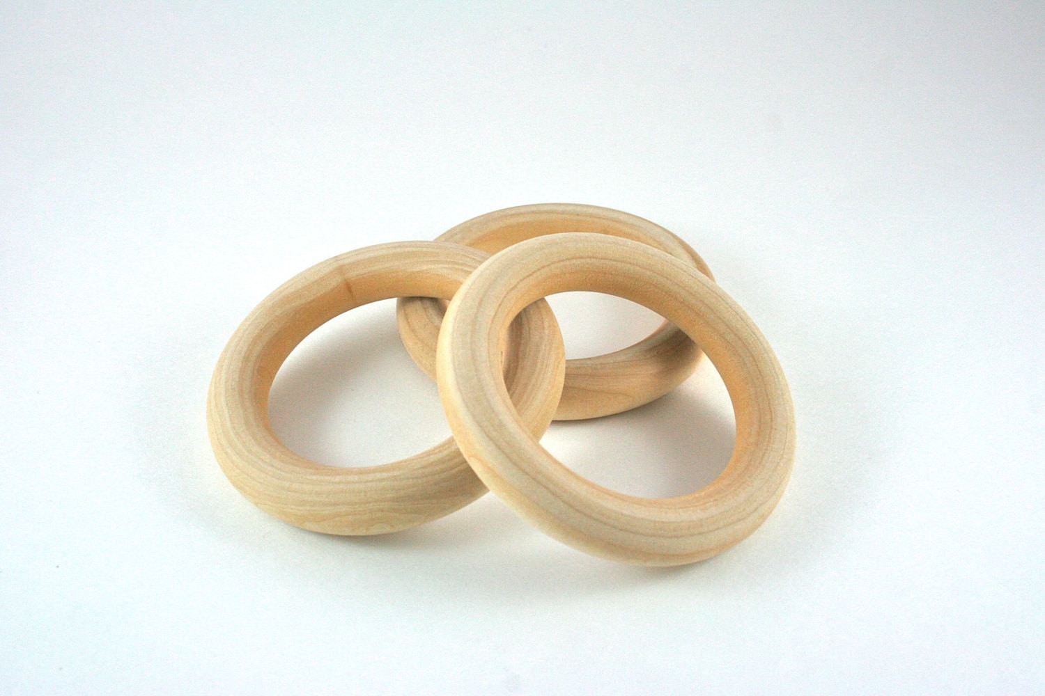 DIY Wooden Ring
 3 Wood Rings 3 inch Unfinished Wooden Rings DIY