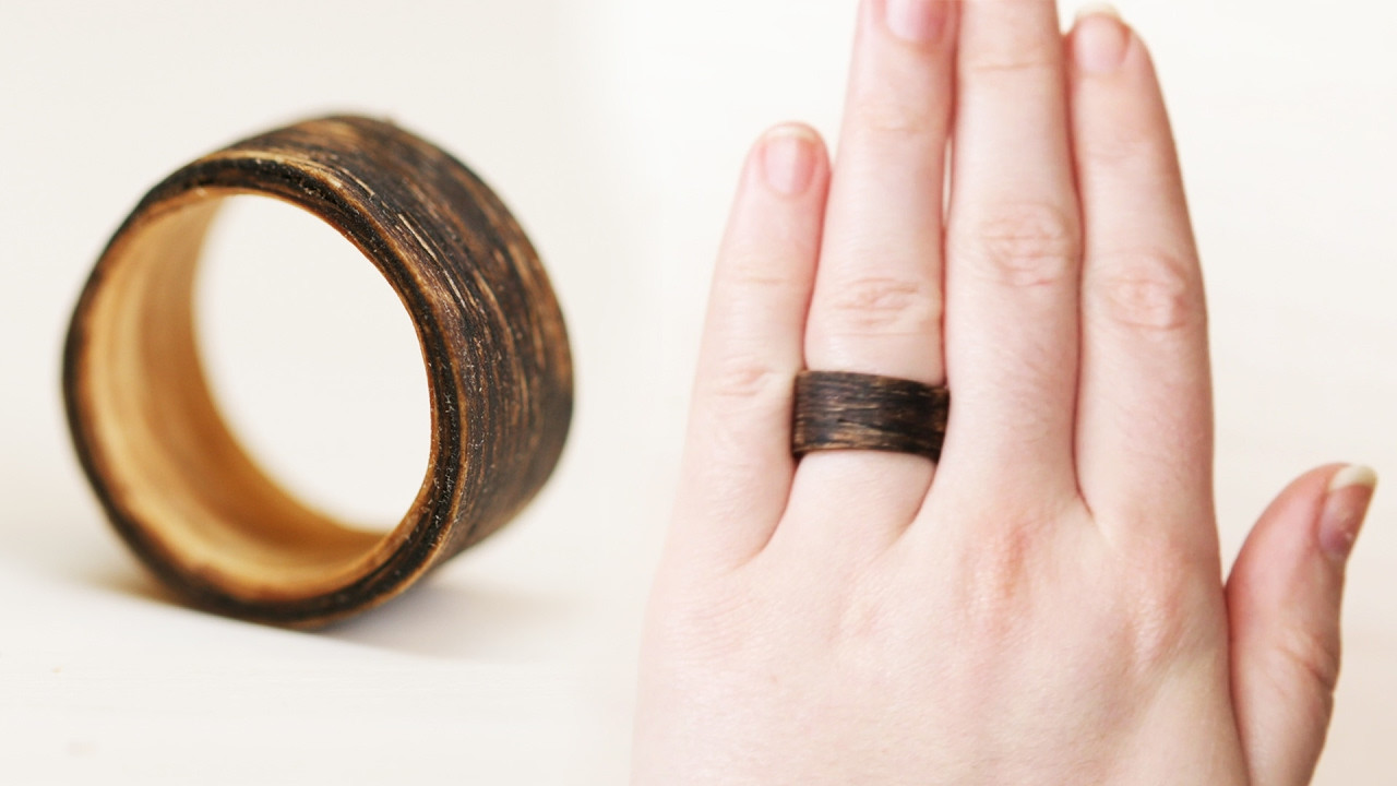 DIY Wooden Ring
 DIY Two Tone Wooden Ring
