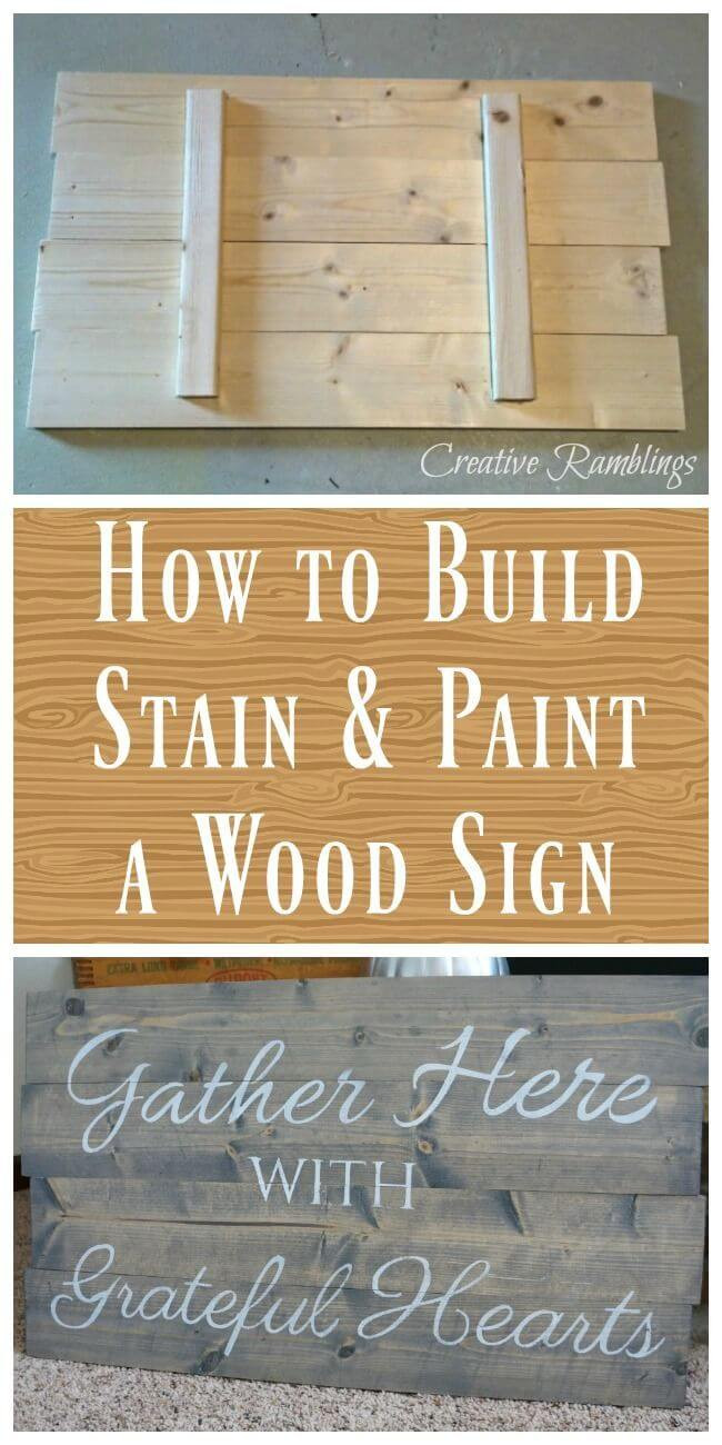 DIY Wooden Sign
 28 Best DIY Pallet Signs Ideas and Designs for 2018