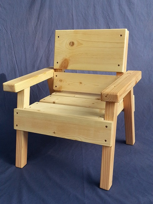 DIY Woodwork Projects For Kids
 DIY Project Kids Solid Wood Chair Toddler Boy or Girl