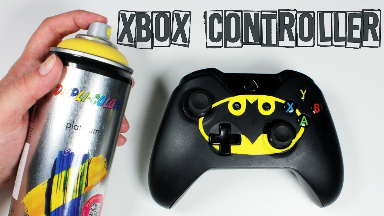 DIY Xbox One Controller
 XBOX ONE Batman DIY Controller Spray Paint