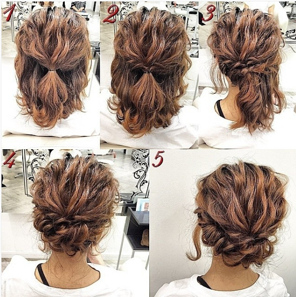 Do It Yourself Updo Hairstyle
 Easy Updos for Short Hair to Do Yourself