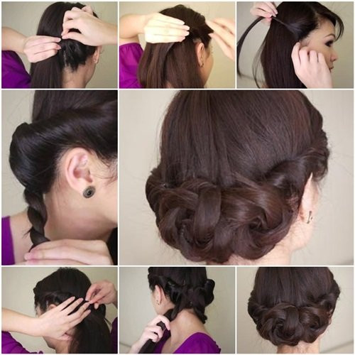 Do It Yourself Updo Hairstyle
 DIY Simple and Awesome Twisted Updo Hairstyle