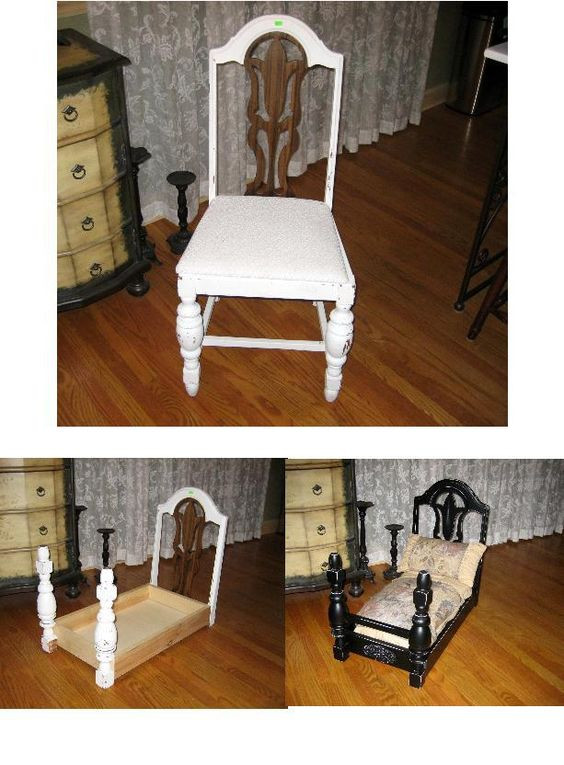 Dog Bed Furniture DIY
 Victorian dog bed made from vintage chairs Find Everything