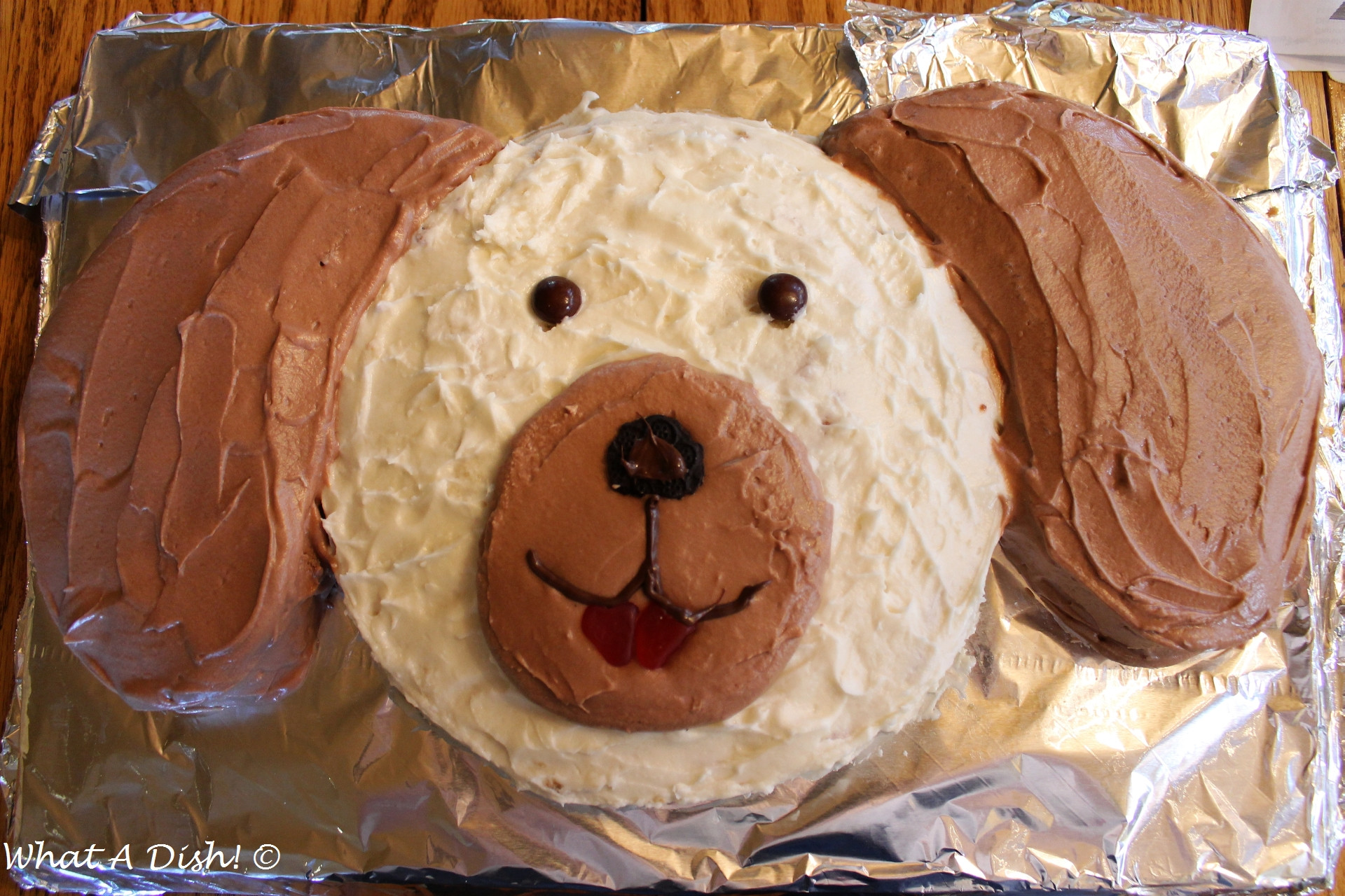 Dog Birthday Cakes
 What A Dish Puppy Dog Birthday Cake