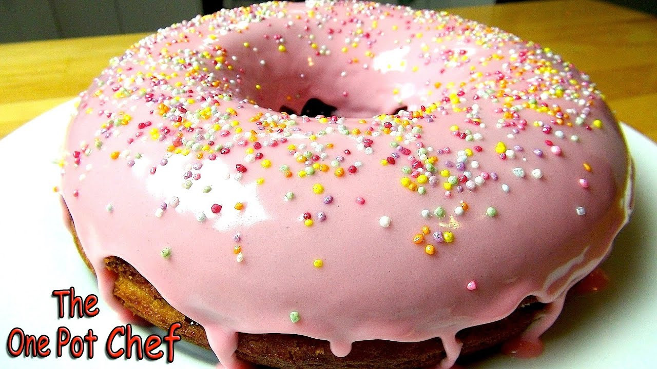 Donut Birthday Cake Recipe
 Giant Donut Cake