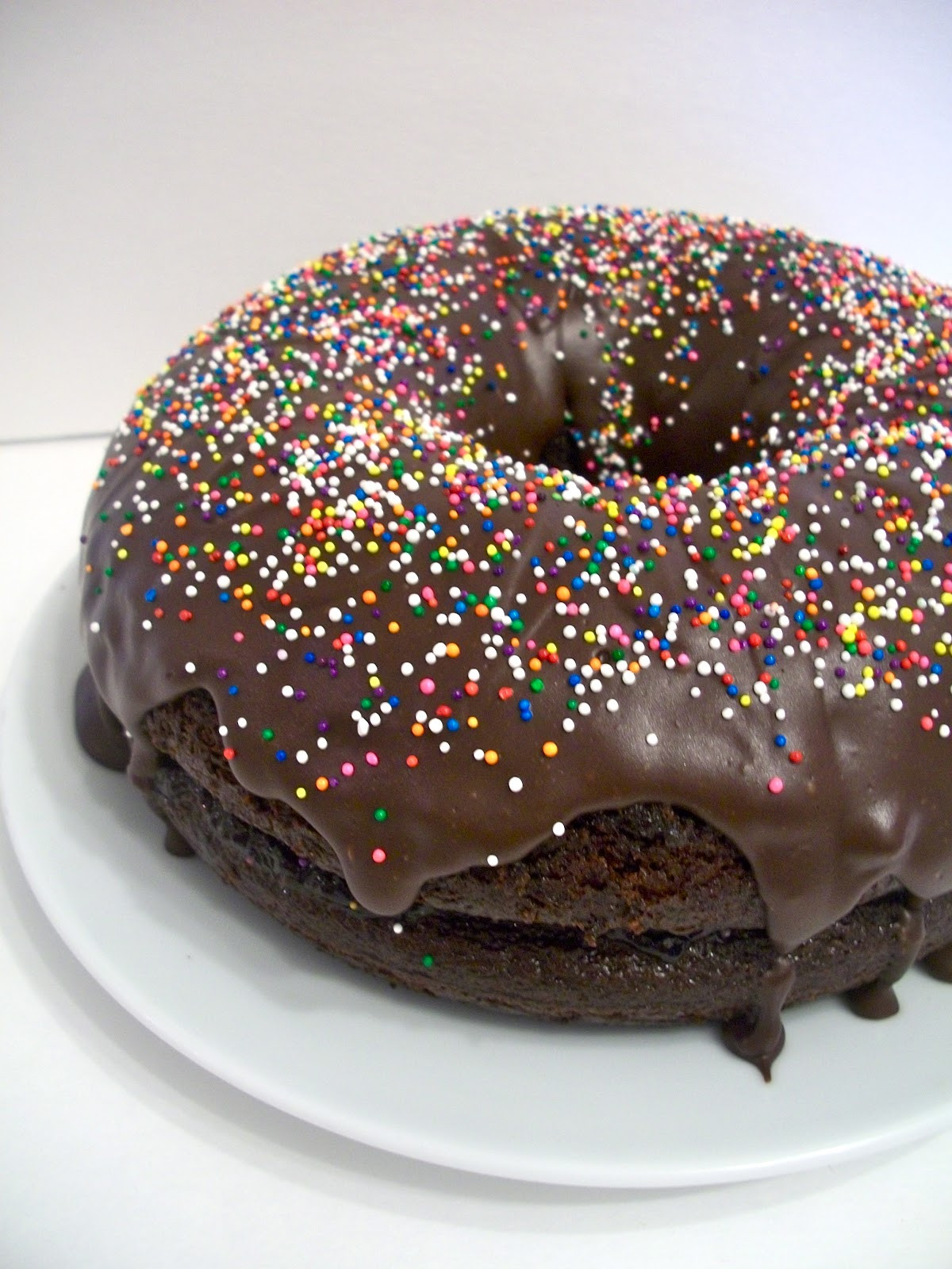 Donut Birthday Cake Recipe
 Brooke Bakes Chocolate Donut Cake