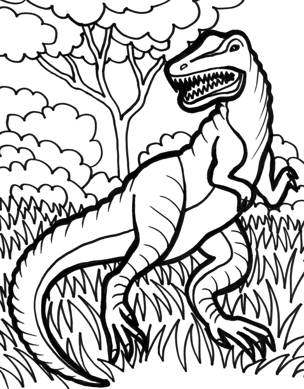 Download Coloring Pages For Kids
 TRex Coloring Pages Best Coloring Pages For Kids