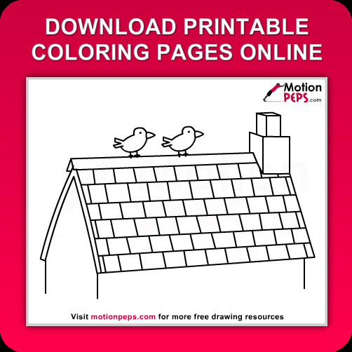 Download Coloring Pages For Kids
 Download Free Printable Roof Coloring Pages for Kids
