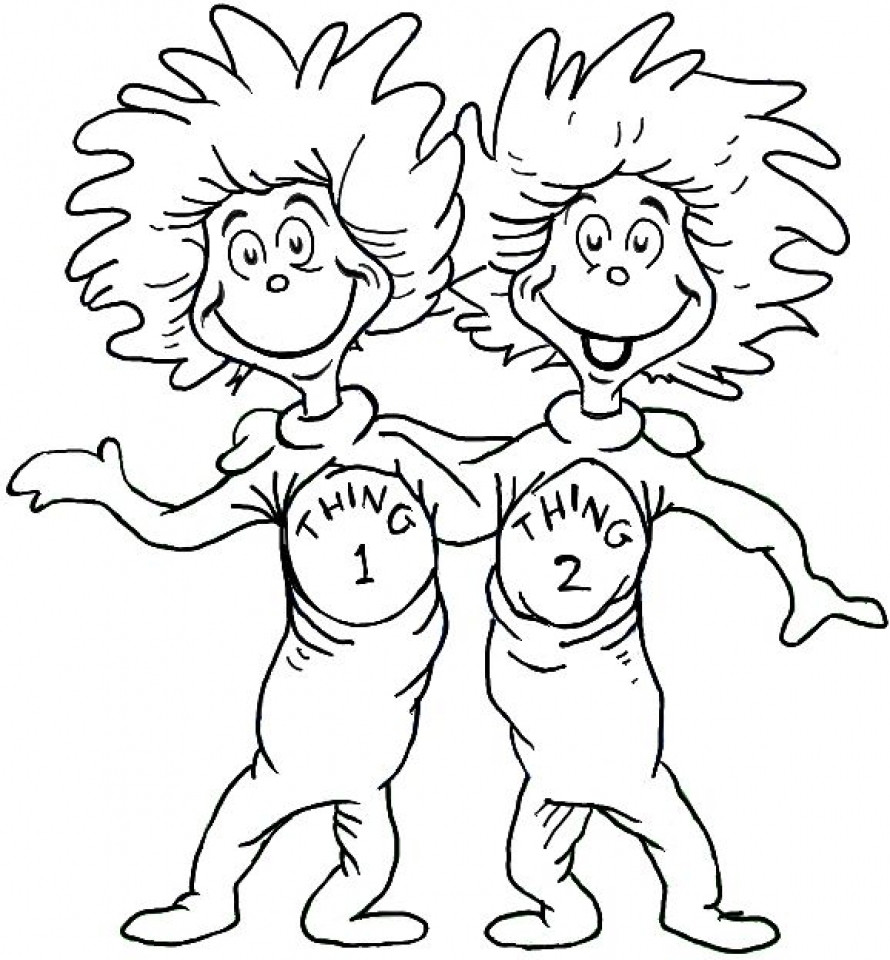 Dr.Seuss Printable Coloring Pages
 20 Free Printable Dr Seuss Coloring Pages