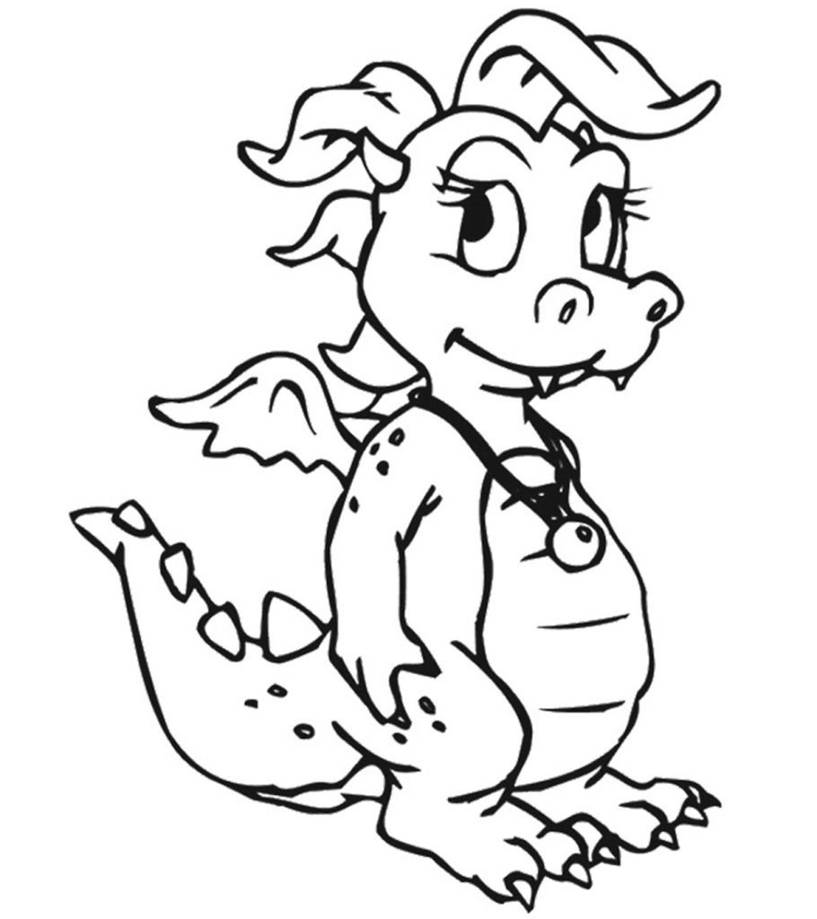 Dragon Coloring Pages Free Printable
 Top 25 Free Printable Dragon Coloring Pages line