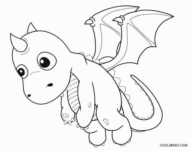 Dragon Coloring Pages Free Printable
 Printable Dragon Coloring Pages For Kids