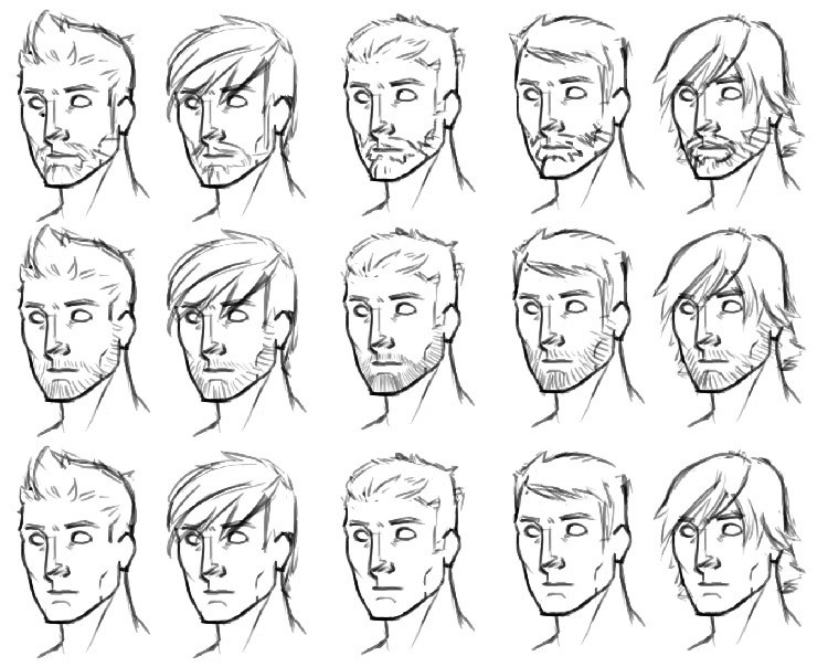 Drawing Hairstyles Male
 Boy Hairstyle Realistic Drawing