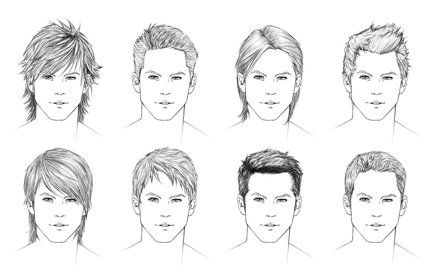 Drawing Hairstyles Male
 How To Draw Boy Hairstyles How To Draw Hair Male