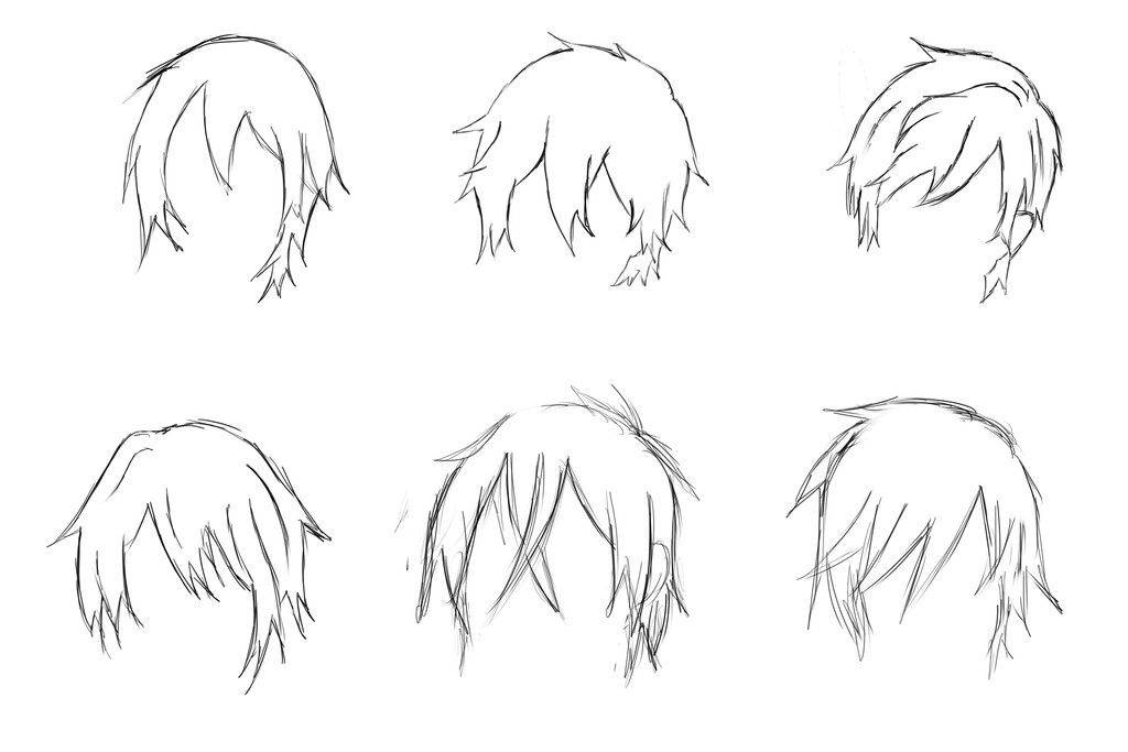 Drawing Hairstyles Male
 My Memories How To Draw Anime