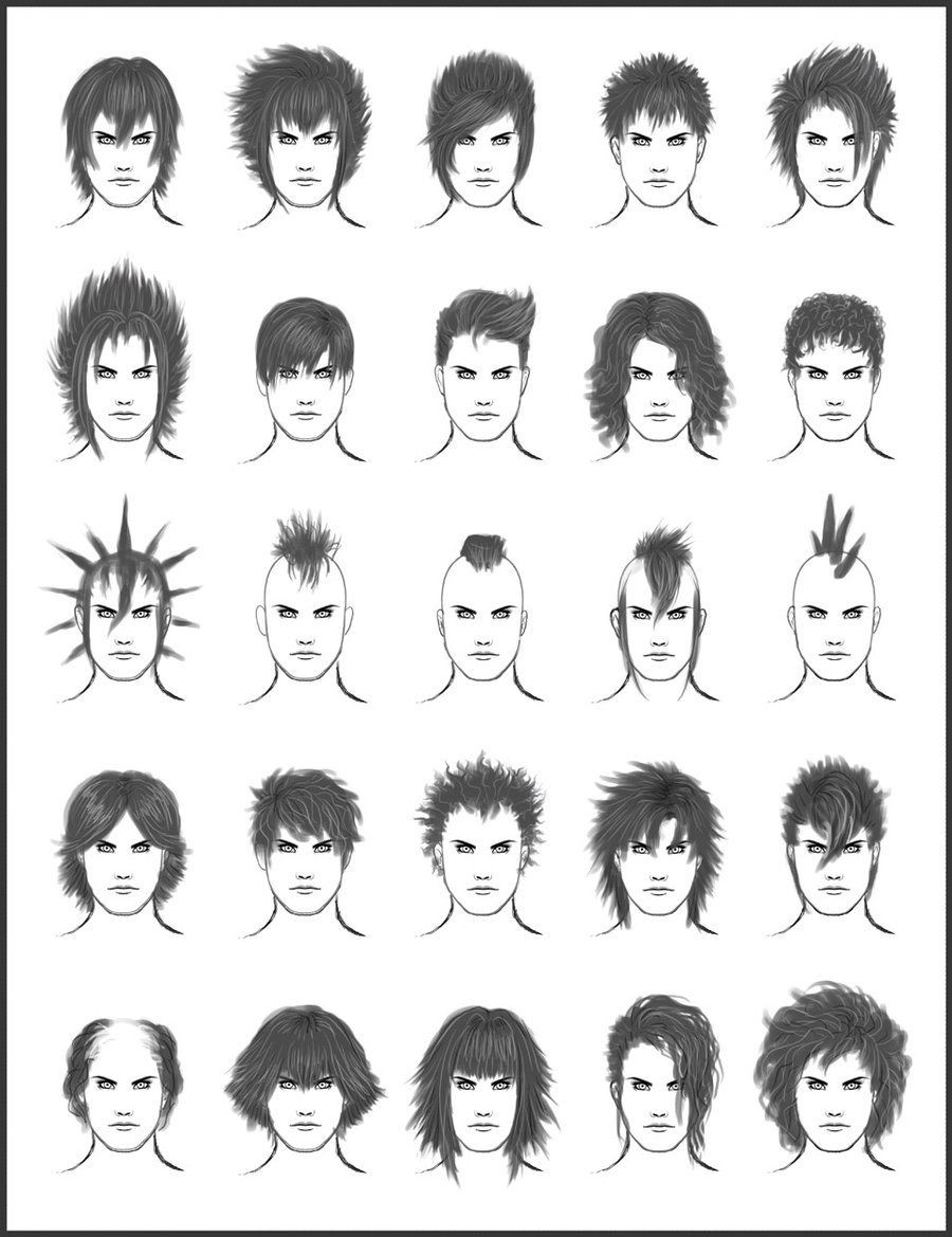 Drawing Hairstyles Male
 Pin by Savanna Dance on Male fashion