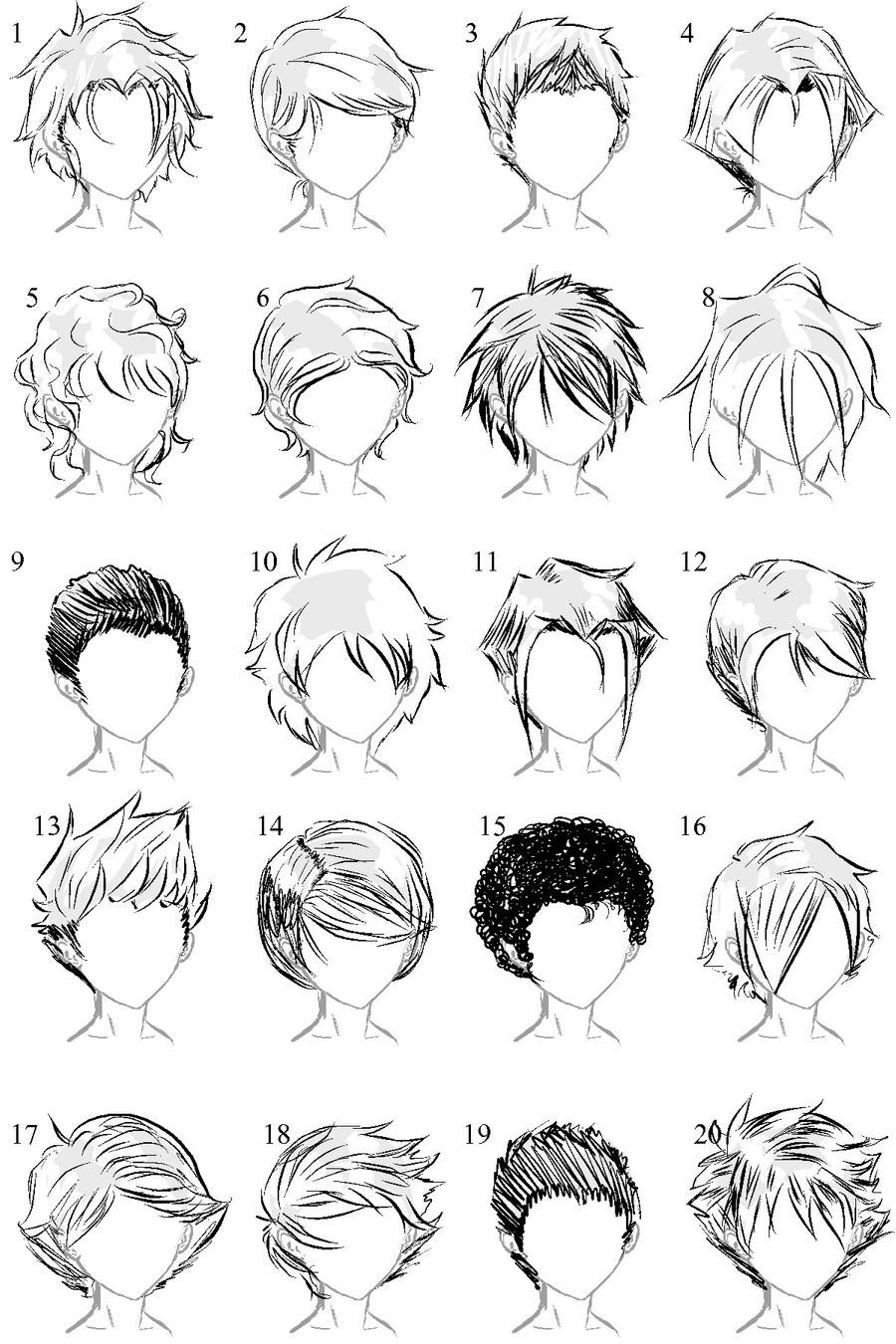 Drawing Hairstyles Male
 20 More Male Hairstyles by LazyCatSleepsDaily on DeviantArt