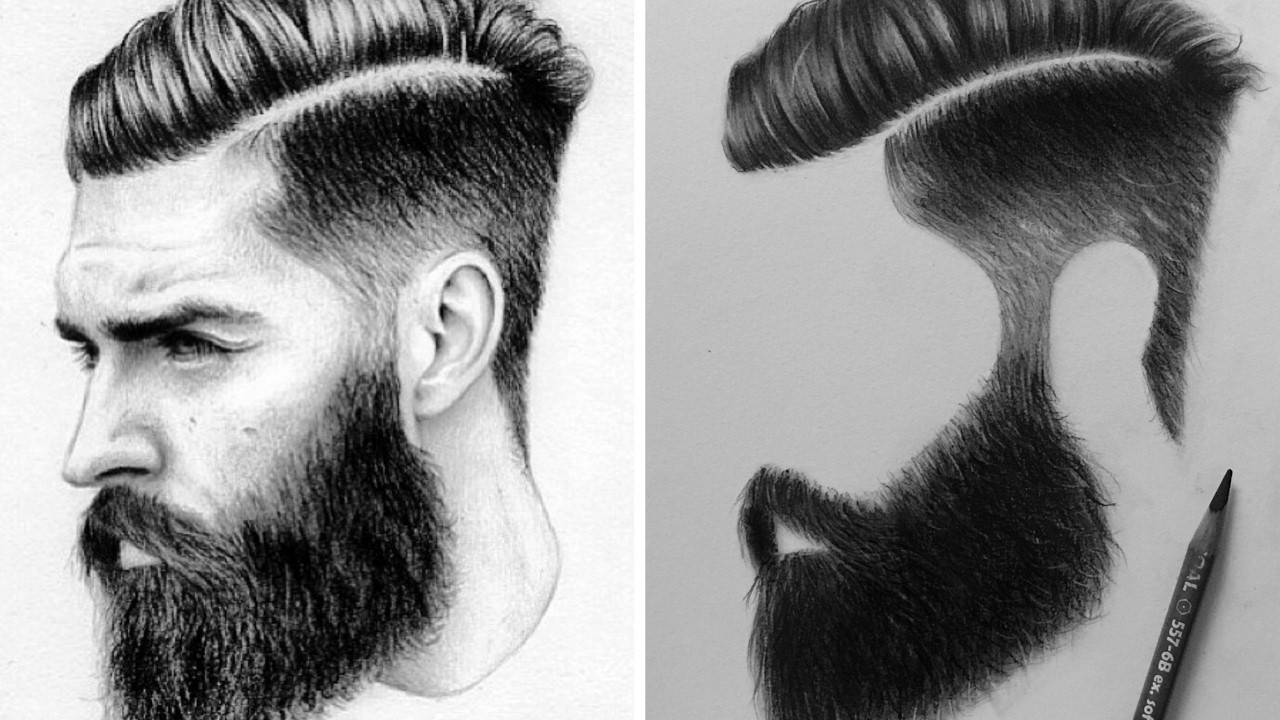 Drawing Hairstyles Male
 How I Draw Male Hair With Charcoal Pencils