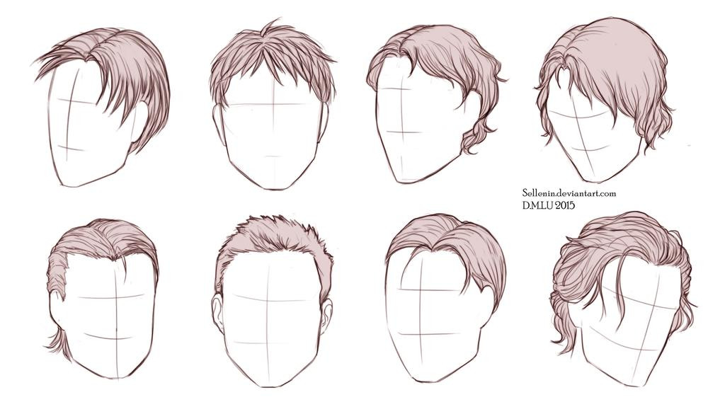 Drawing Hairstyles Male
 Male Hairstyles by Sellenin on DeviantArt