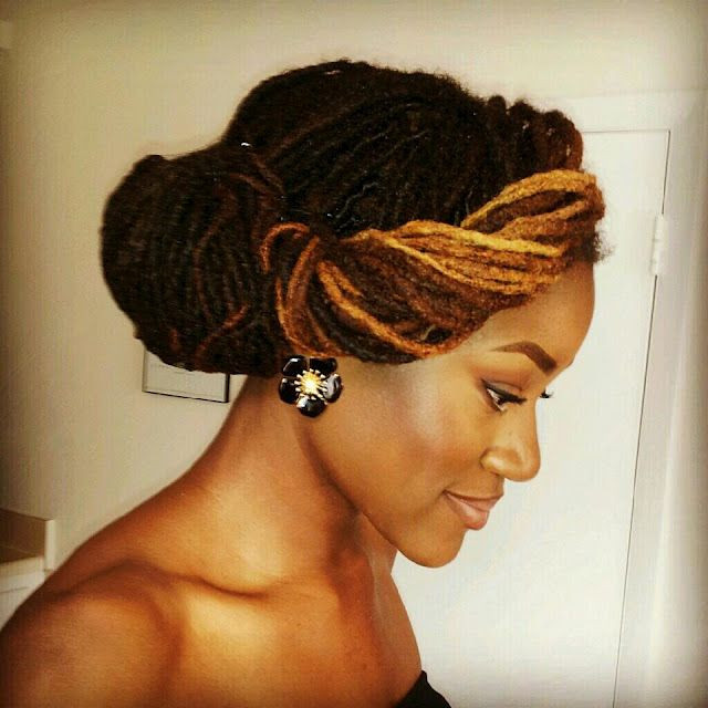 Dreads Wedding Hairstyles
 1000 images about Twists Braids and Dreadlocks