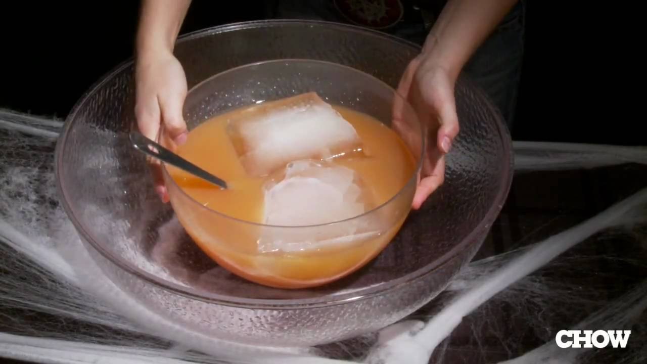 Dry Ice Ideas For Halloween Party
 How to Use Dry Ice with Halloween Punch CHOW Tip