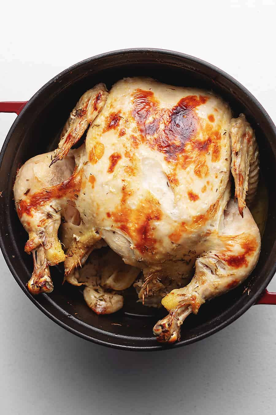 Dutch Oven Whole Chicken
 The Easiest Dutch Oven Chicken No Basting • Low Carb