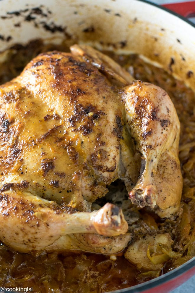 Dutch Oven Whole Chicken
 Whole Chicken And Cabbage Recipe In A Dutch Oven Braiser
