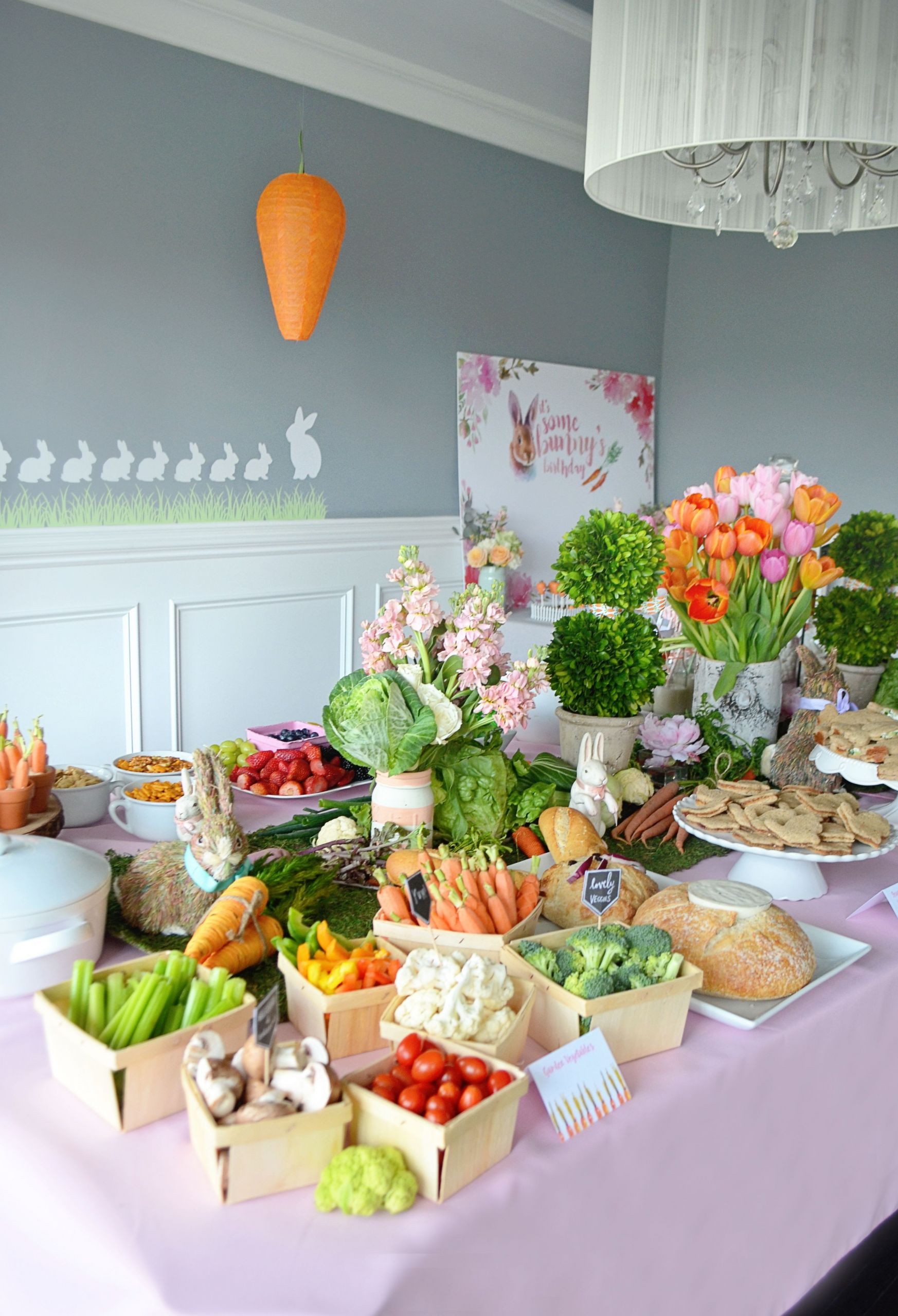 Easter Bday Party Ideas
 Shop the Party Bunny Themed Party