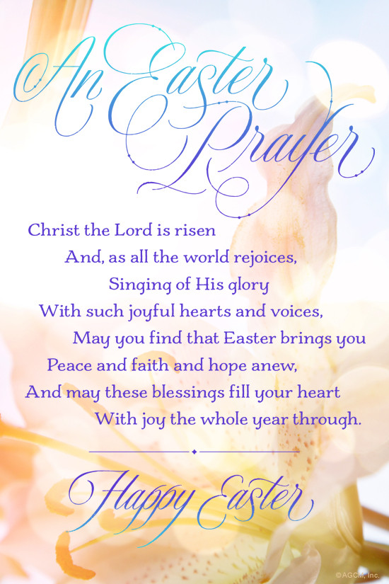 Easter Dinner Prayer
 "An Easter Prayer" Easter eCard