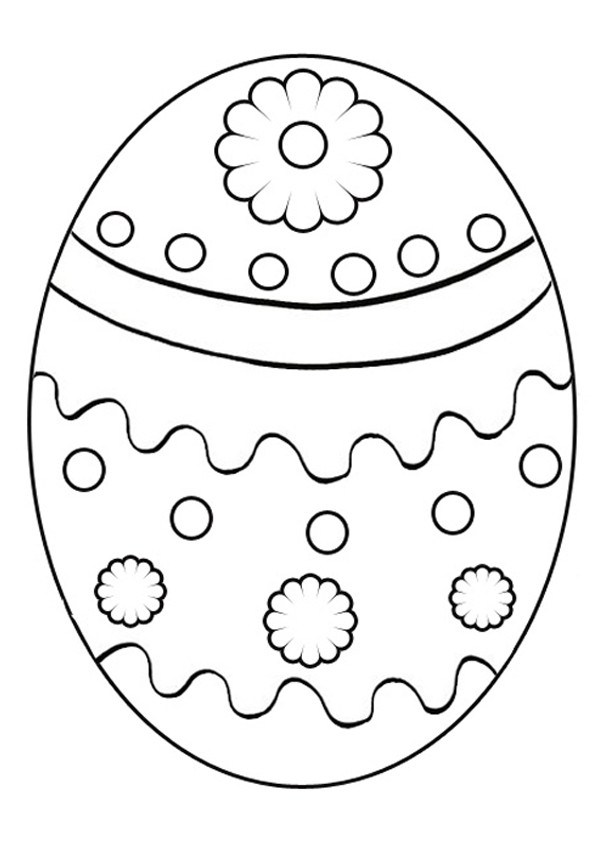 Easter Egg Printable Coloring Pages
 Free Printable Easter Egg Coloring Pages For Kids
