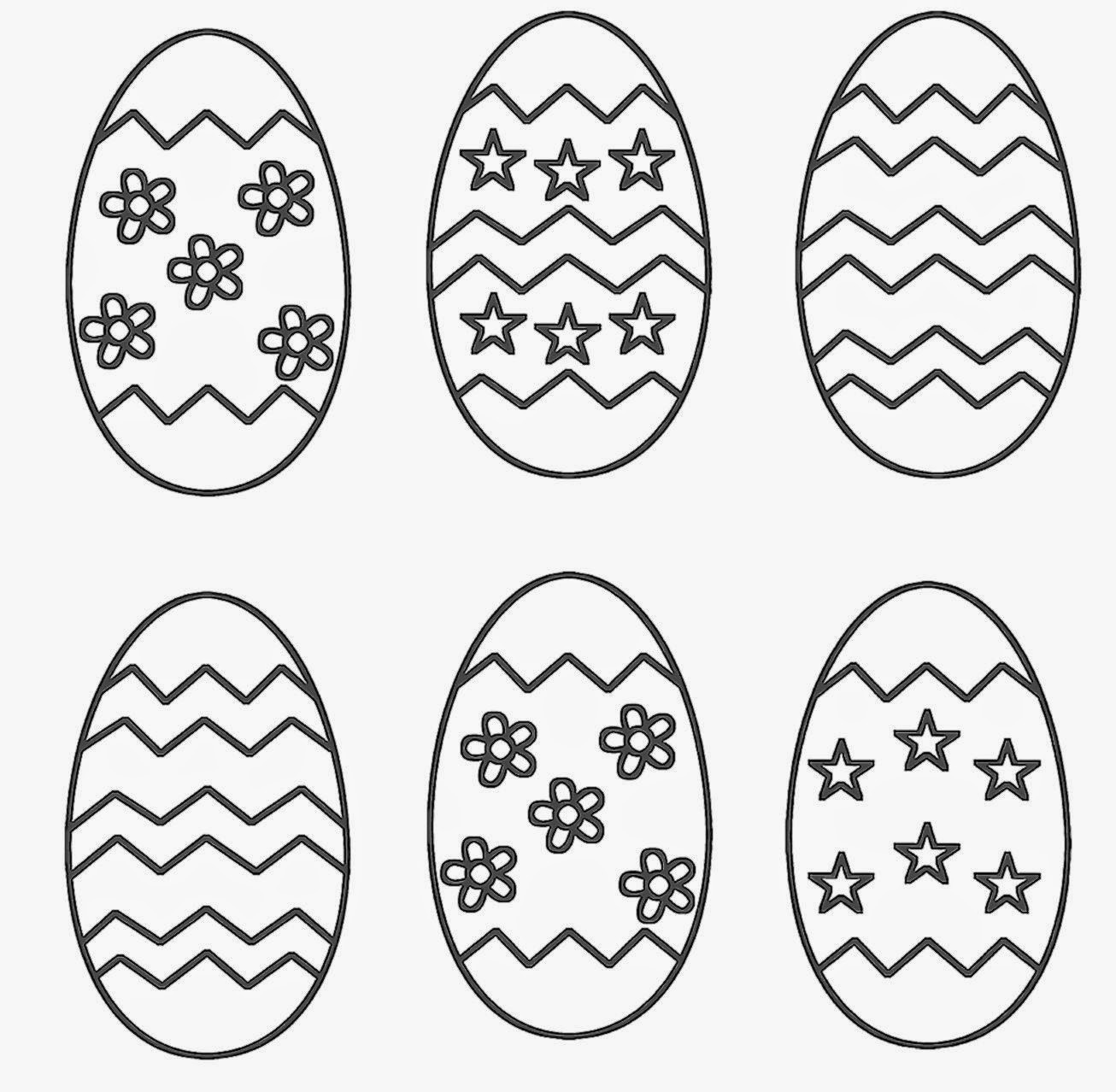 Easter Egg Printable Coloring Pages
 Easter Egg Coloring Sheets