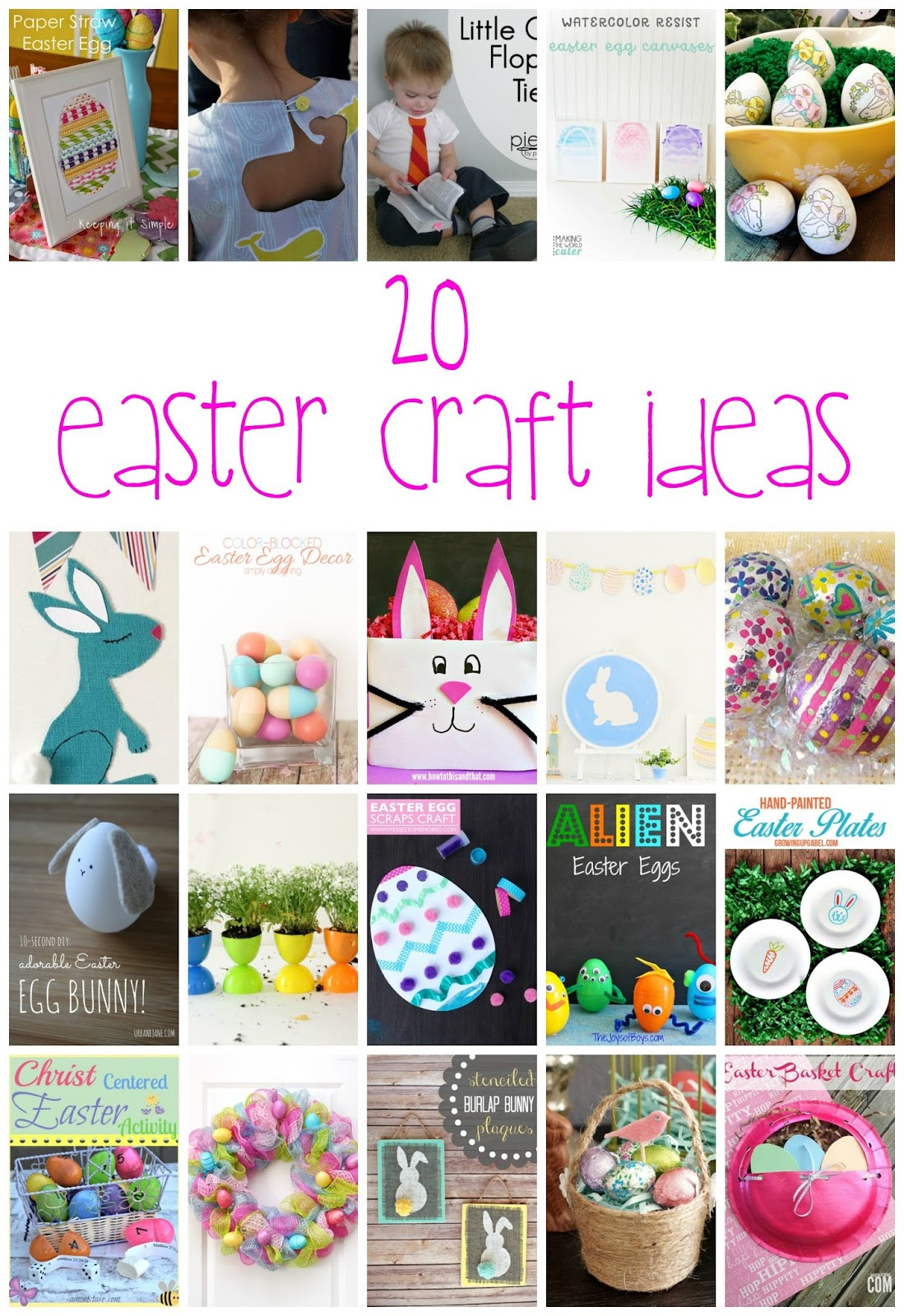 Easter Party Craft Ideas
 20 Easter Craft Ideas and Block Party Rae Gun Ramblings
