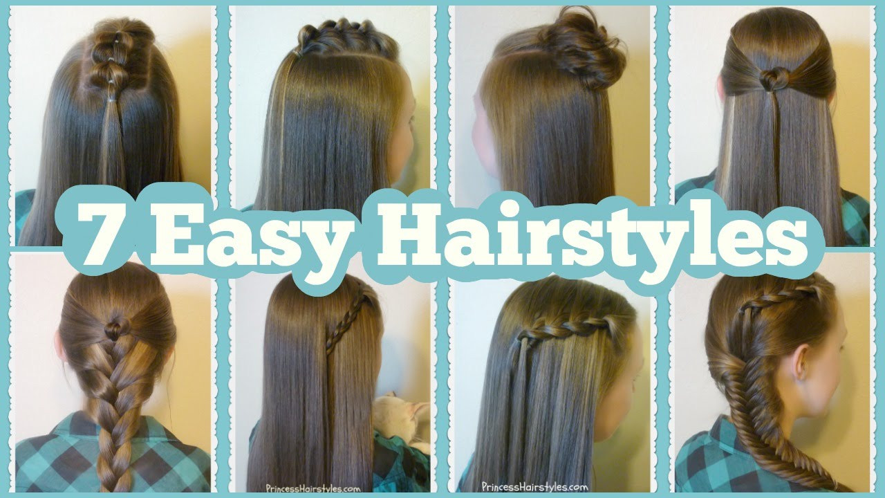 Easy And Cute Hairstyles For School
 7 Quick And Easy Hairstyles For School