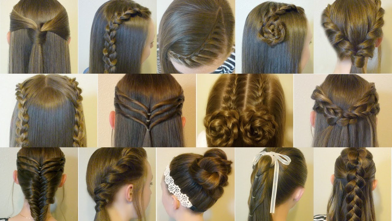 Easy And Cute Hairstyles For School
 14 Easy Hairstyles For School pilation 2 Weeks