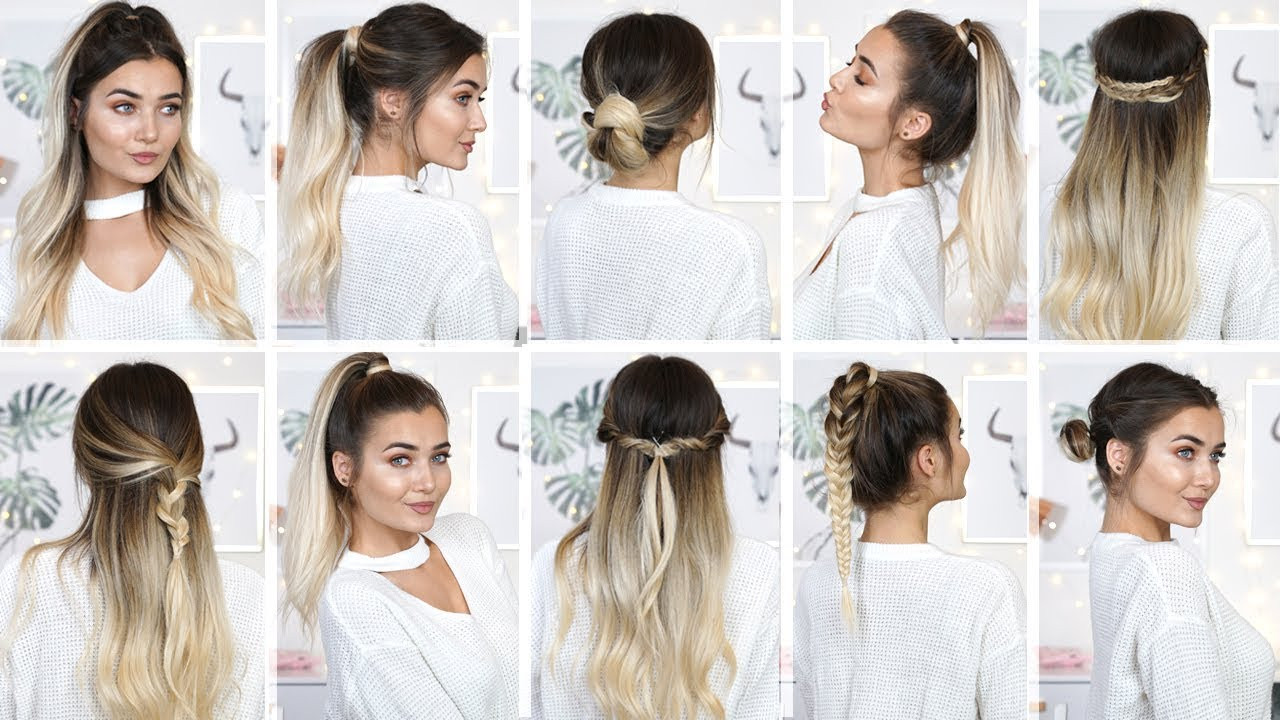 Easy And Cute Hairstyles For School
 10 EASY HEATLESS BACK TO SCHOOL HAIRSTYLES