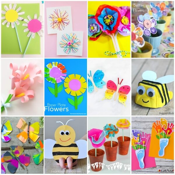 Easy Arts And Crafts For Preschoolers
 30 Quick & Easy Spring Crafts for Kids The Joy of Sharing