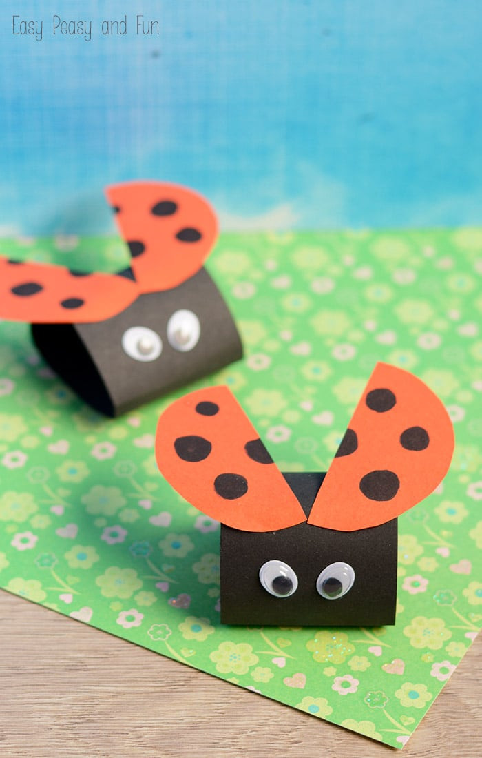 Easy Arts And Crafts For Preschoolers
 Simple Ladybug Paper Craft Easy Peasy and Fun