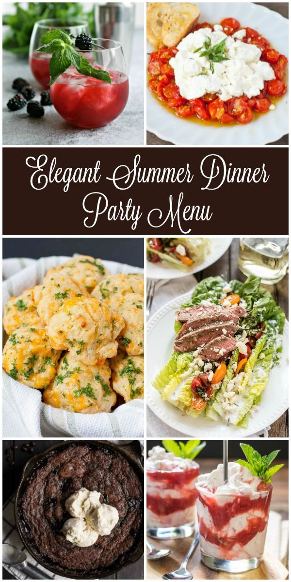Easy Dinner Ideas For Party
 Looking for inspiration for your next summer dinner party