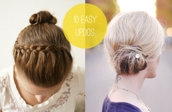 Easy Do It Yourself Hairstyles
 Easy updos for short hair to do yourself
