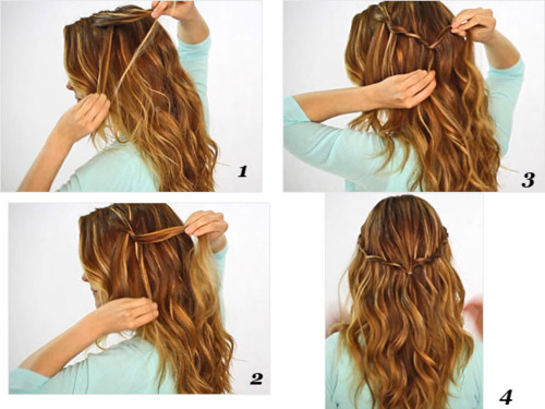 Easy Do It Yourself Hairstyles
 Une coiffure toute simple mais jolie ♥ Fourever 4Ever