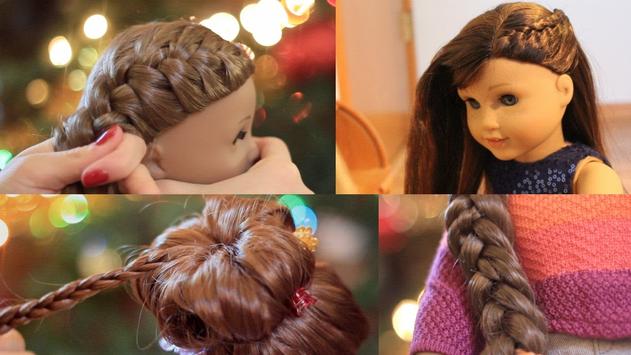 Easy Doll Hairstyles
 American Girl Doll Holiday Hairstyles 2016