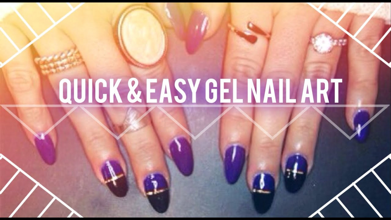 Easy Gel Nail Designs
 Quick & Easy Gel Nail Art