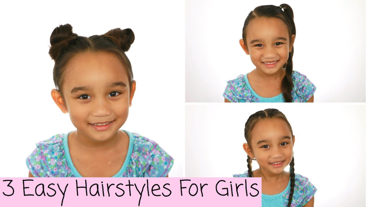 Easy Hairstyles For Dads To Do
 3 Easy Hair Styles For Girls Dad Friendly too