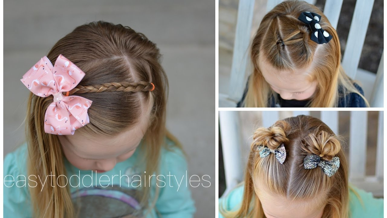 Easy Hairstyles For Kids Step By Step
 3 Quick and Easy Toddler Hairstyles for Beginners