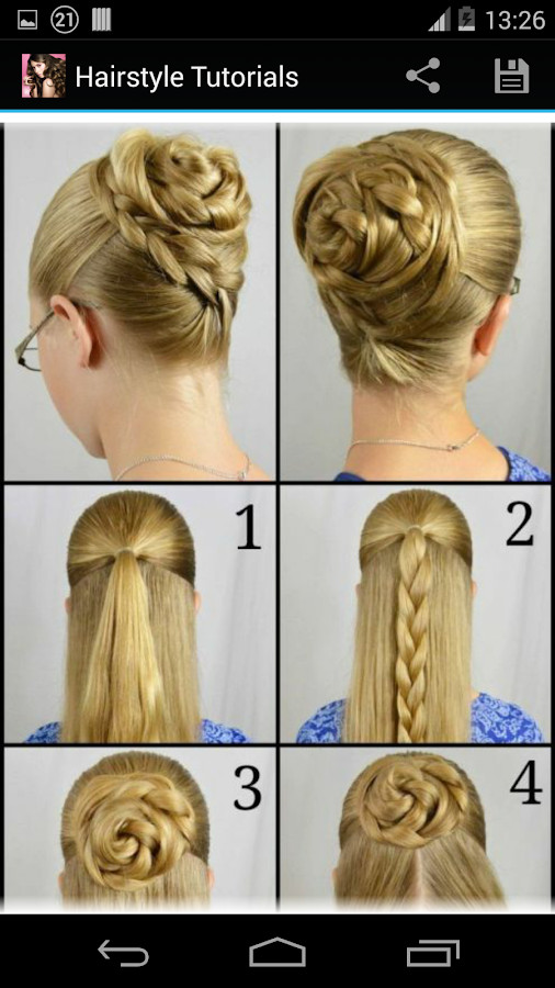 Easy Hairstyles For Kids Step By Step
 Hairstyles step by step Android Apps on Google Play