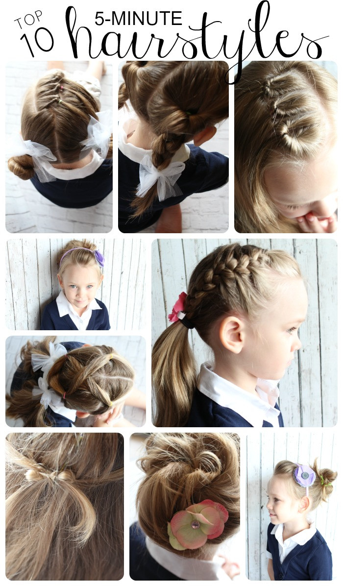 Easy Hairstyles For Kids Step By Step
 10 Easy Hairstyles for Girls Somewhat Simple