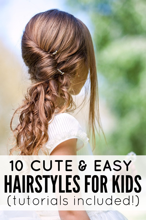 Easy Hairstyles For Kids Step By Step
 10 cute and easy hairstyles for kids