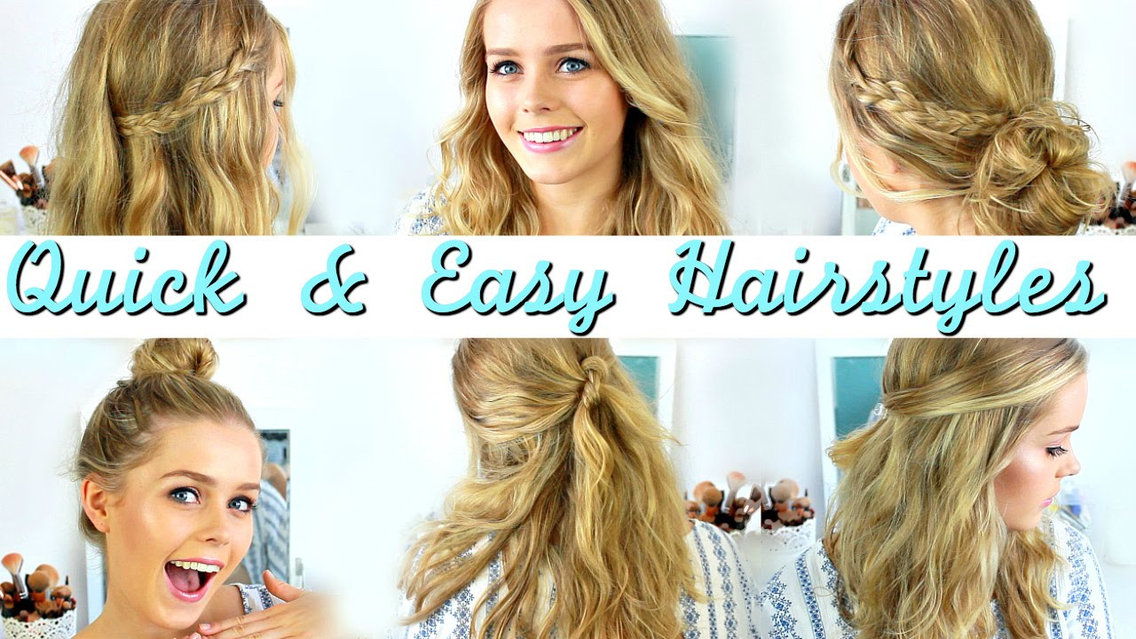 Easy Hairstyles For Medium Length Hair
 Quick Easy Heatless Hairstyles How To Style Medium